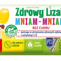 Zdrowy Lizak Mniam-Mniam o smaku cytrynowym suplement diety, 1 sztuka