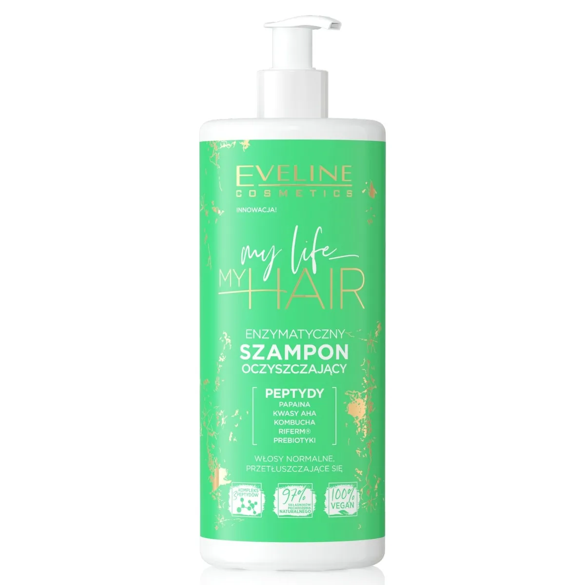 Eveline Cosmetics My Life My Hair enzymatyczny szampon oczyszczający, 400 ml