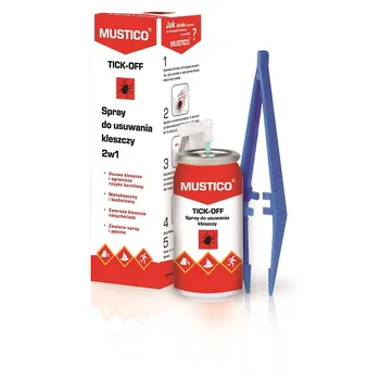 Mustico Tick-Off, spray do usuwania kleszczy 2 w 1, 8 ml 