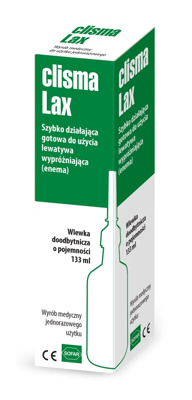 Clisma Lax, wlewka doodbytnicza, 133 ml