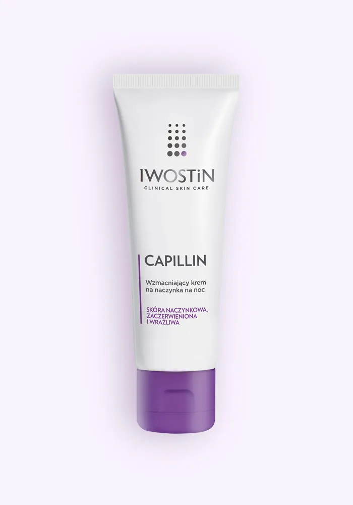 Iwostin CAPILLIN, wzmacniający krem na naczynka na noc, Hypoalergiczny, 40 ml