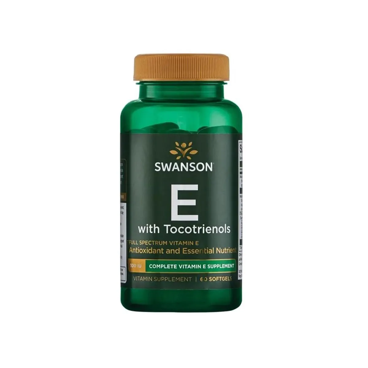 Swanson, Full Spectrum E z tokotrienolami, suplement diety, 60 kapsułek