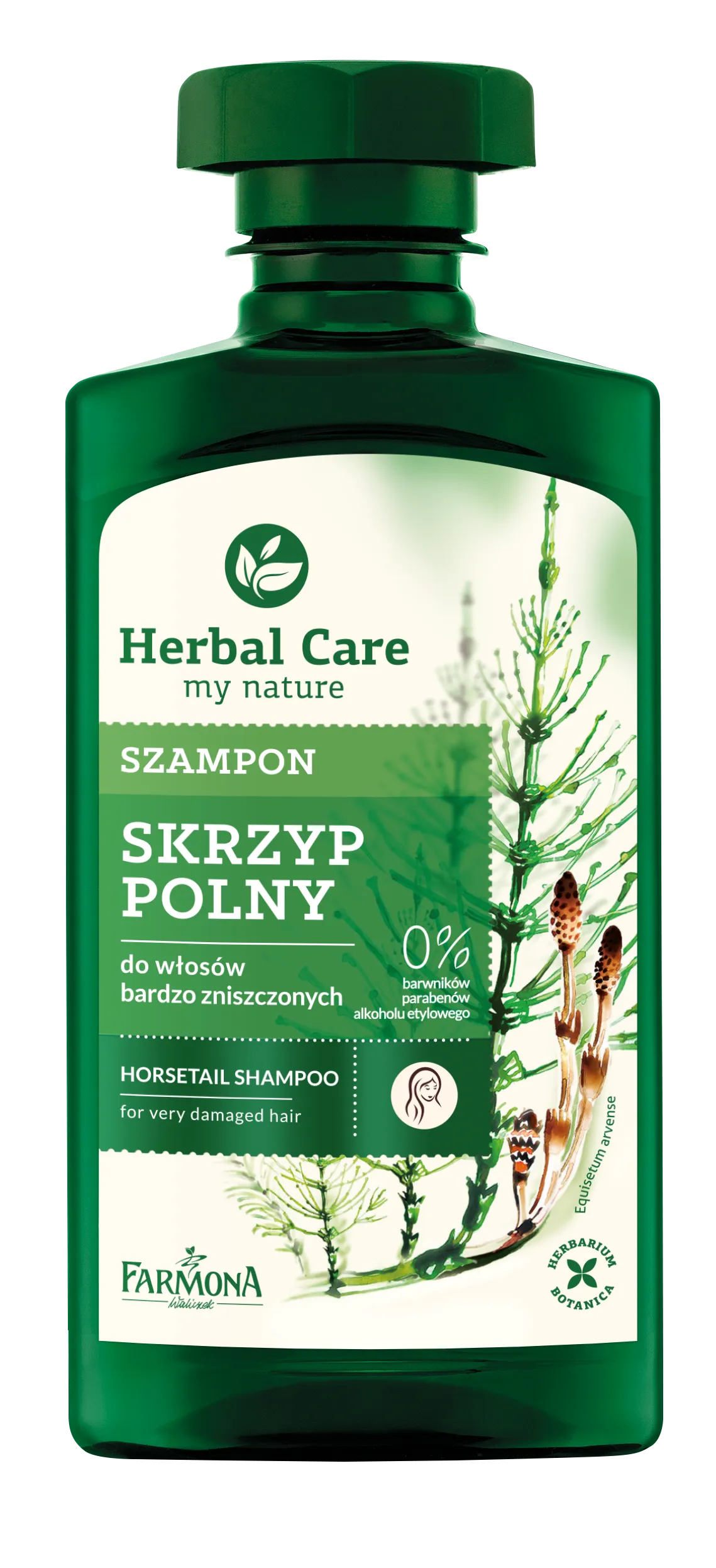 Herbal Care szampon do włosów bardzo zniszczonych Skrzyp polny, 330 ml