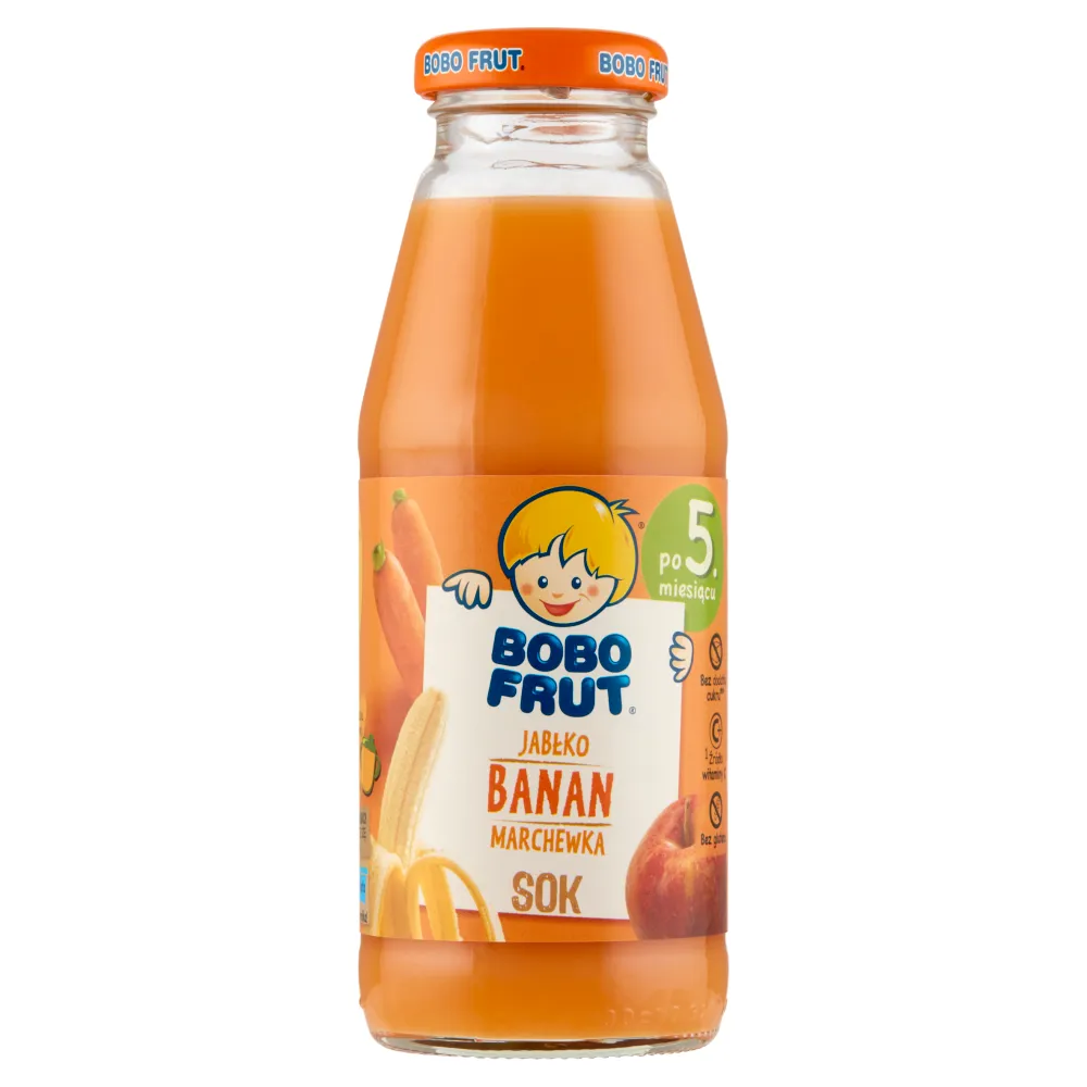 Bobo Frut sok jabłkowo-bananowy z marchewką, 300 ml