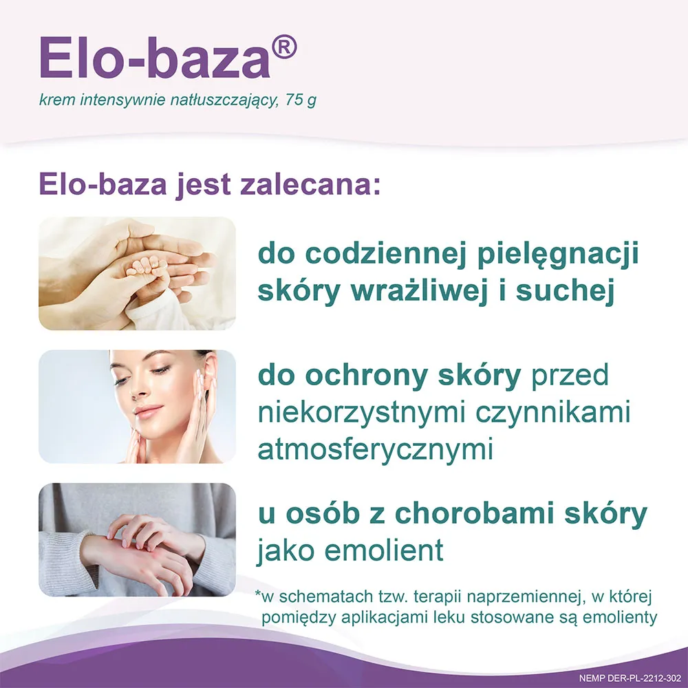 Elo-baza krem intensywnie natłuszczający, 75g 