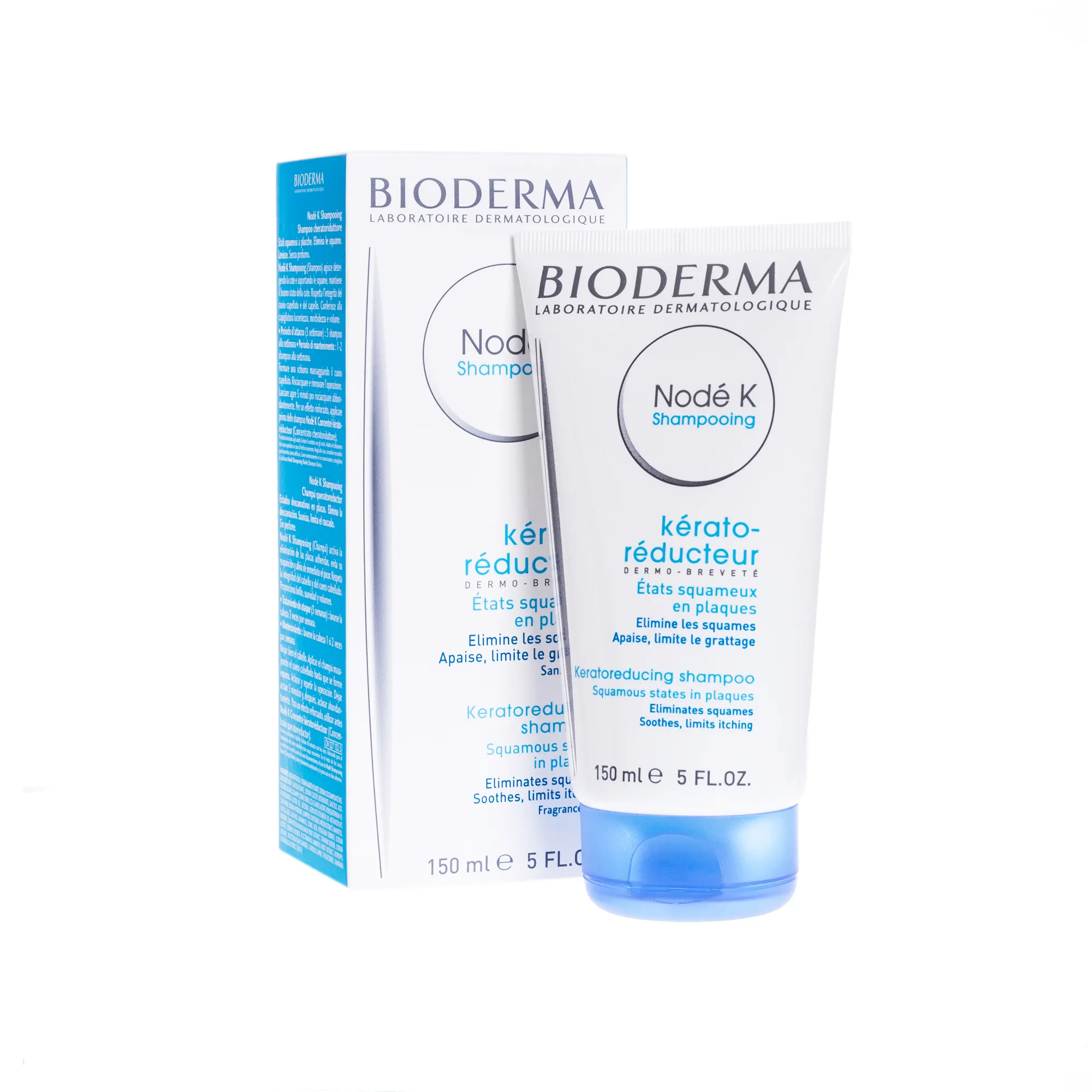 Bioderma Node K, szampon przeciwłupieżowy o działaniu złuszczającym, przeciwzapalnym i przeciwświądowym, 150 ml