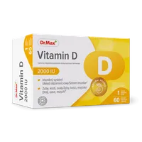 Vitamin D 2000 IU Dr.Max, suplement diety, 60 kapsułek