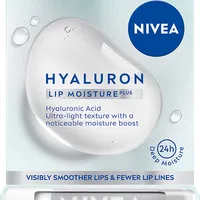 Nivea Hyaluron Moisture Plus balsam do ust transparentny, 5,2 g