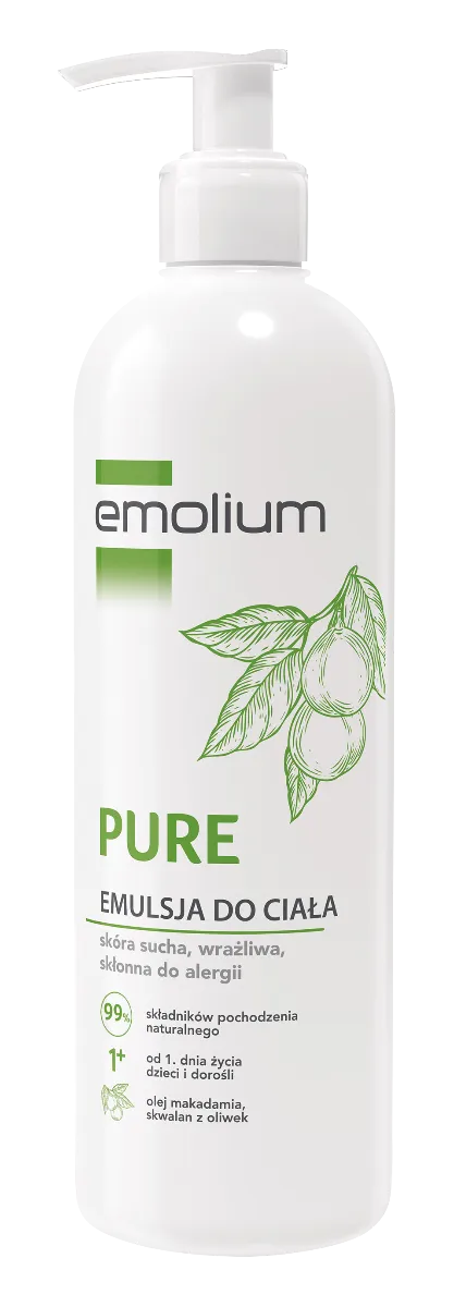Emolium Pure, emulsja do ciała, 400 ml