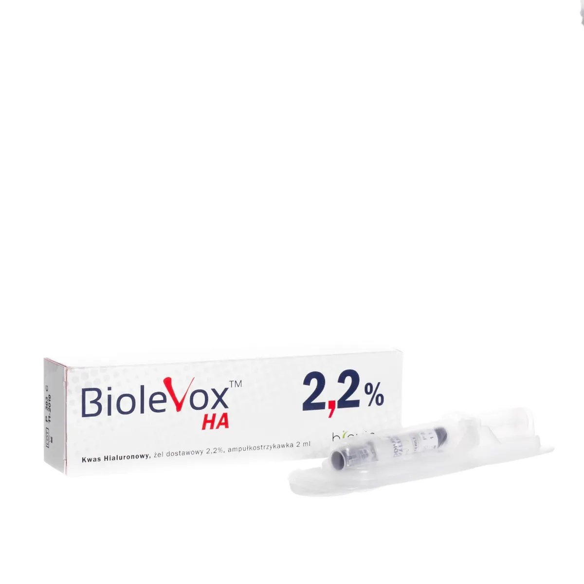 Biolevox HA, kwas hialuronowy, żel dostawowy 2,2%, ampułkostrzykawka 2ml