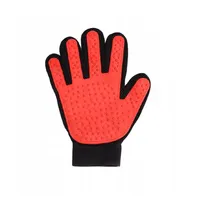 Nobleza rękawica do wyczesywania sierści 16,5x23 cm czerwono-czarna, 1 szt.