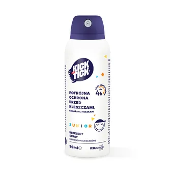 Kick the Tick Max Junior Repelent Plus, spray przeciw kleszczom, komarom i meszkom, 90 ml 