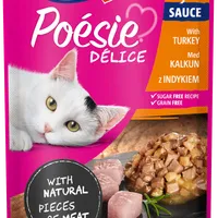 Vitakraft Poésie Délice saszetka z indykiem dla kota, 85 g