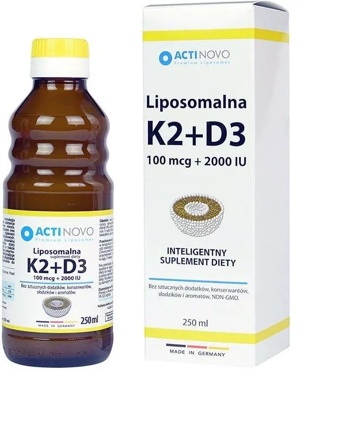 My Vita ActiNovo Liposomalna Witamina K2 + D3, suplement diety, 250 ml