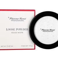Pierre René Loose Powder Velvet Matte Puder sypki matujący, 12 g