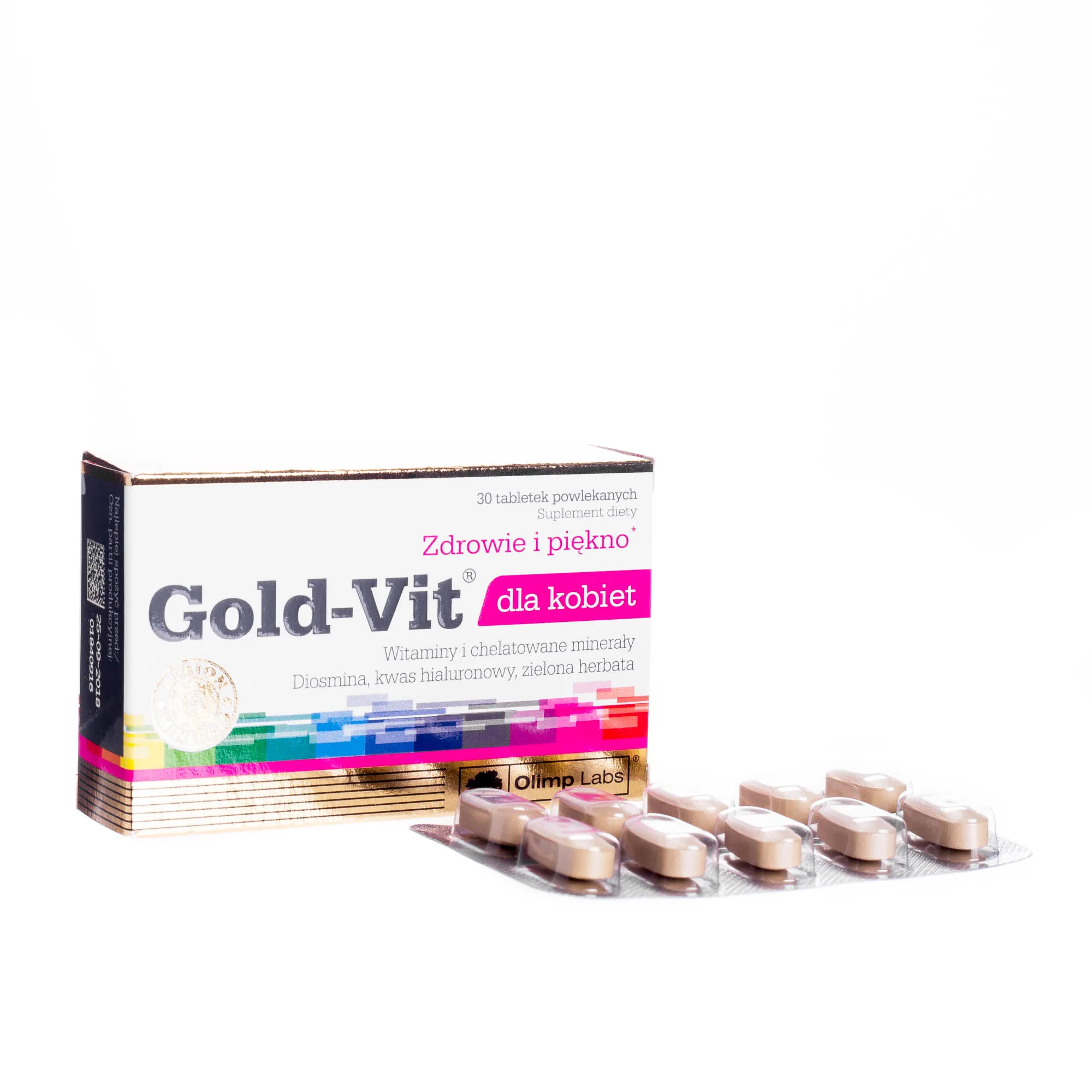 Olimp Gold-Vit dla kobiet, suplement diety, 30 tabletek powlekanych