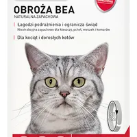 Bephar obroża BEA naturalna zapachowa przeciw pchłom i kleszczom dla kociąt i dorosłych kotów, 1 szt.
