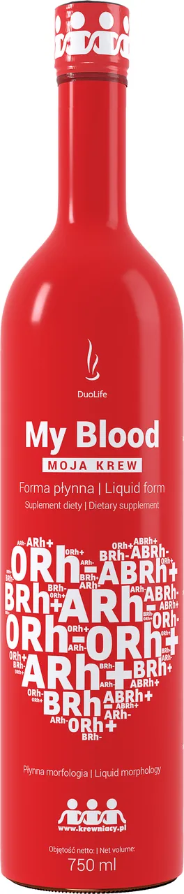 DuoLife Liquid Form Moja Krew, suplement diety, płyn 750 ml