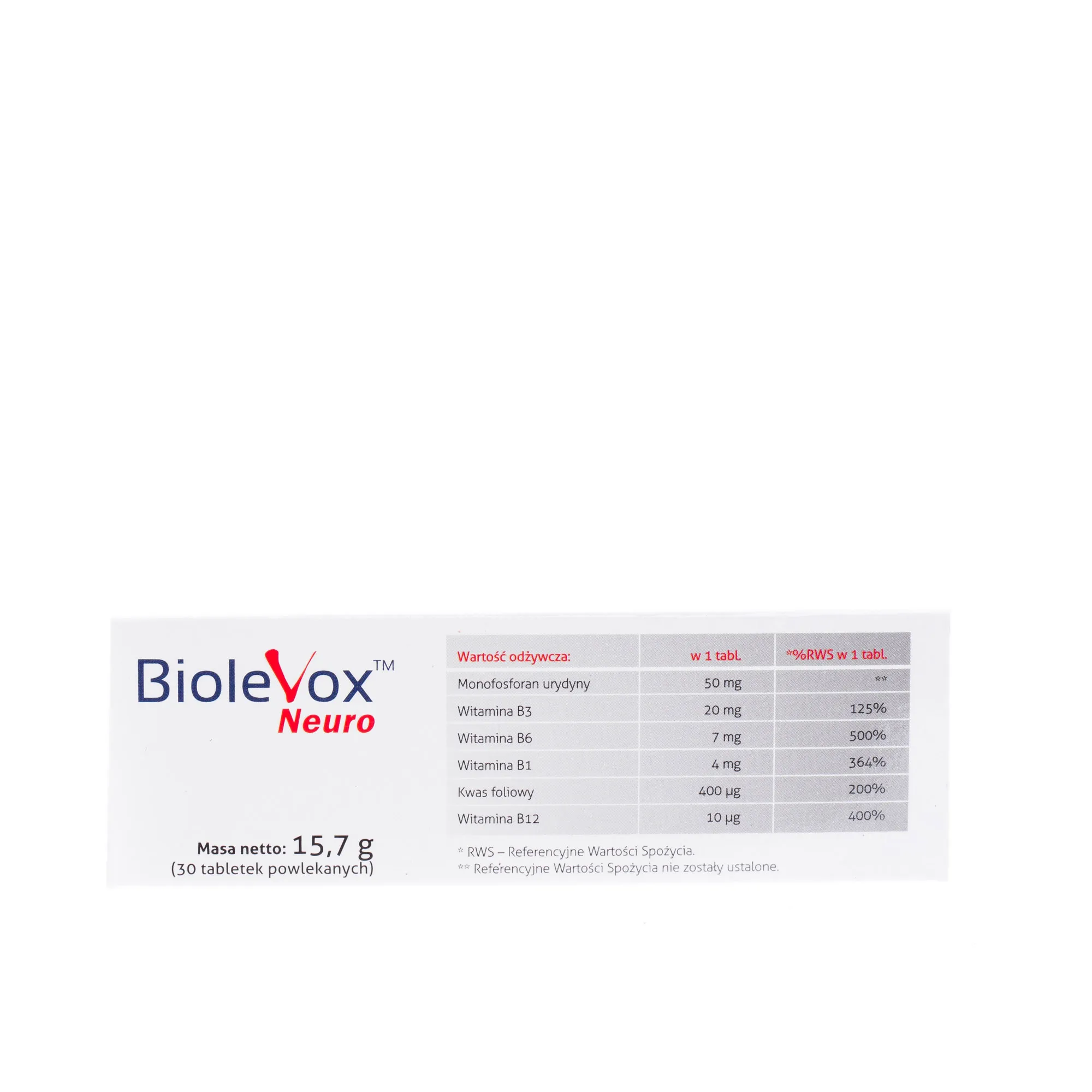 Biolevox Neuro, 30 tabletek 