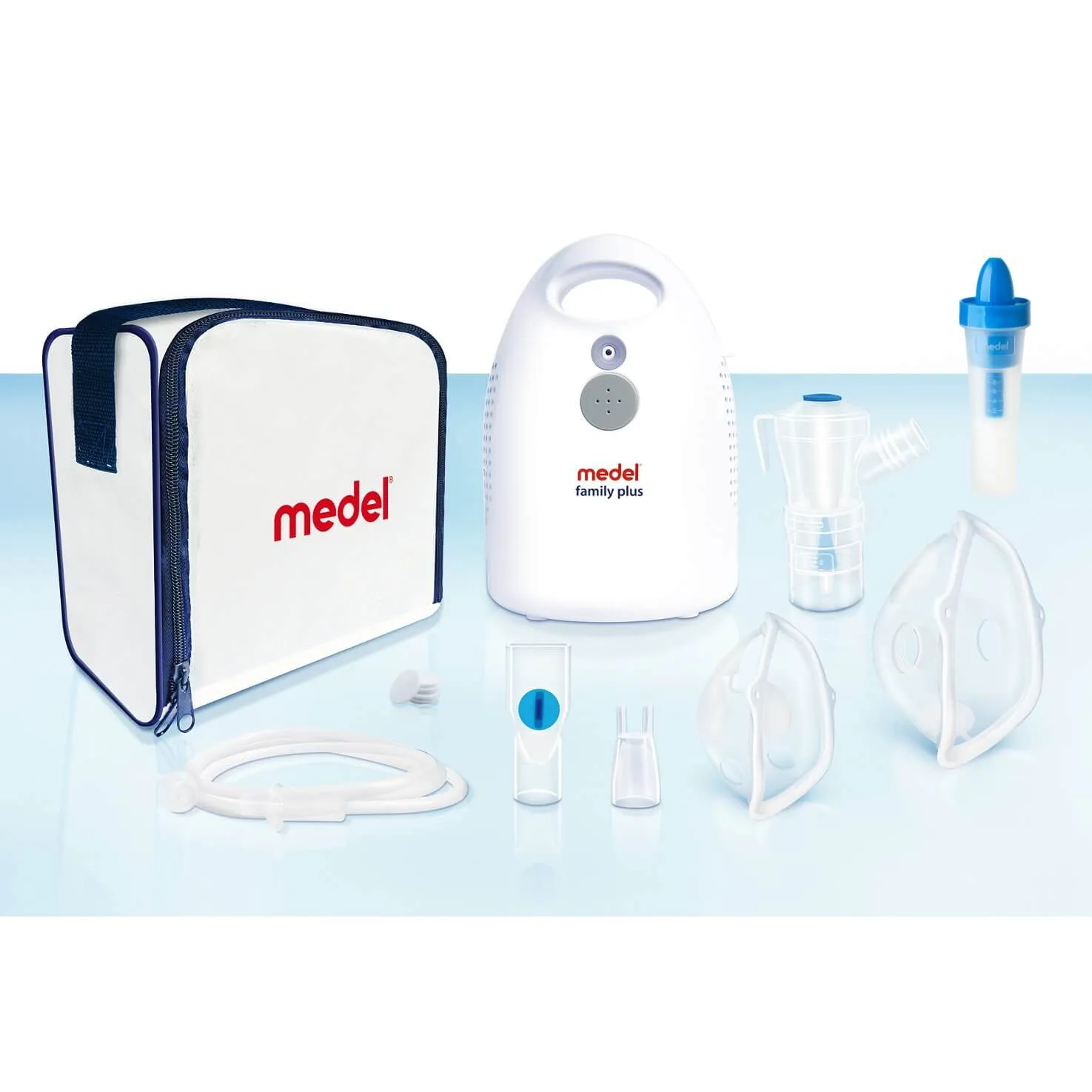 Medel Family Plus, inhalator kompresorowy z dodatkowym nebulizatorem Jet Rhino 