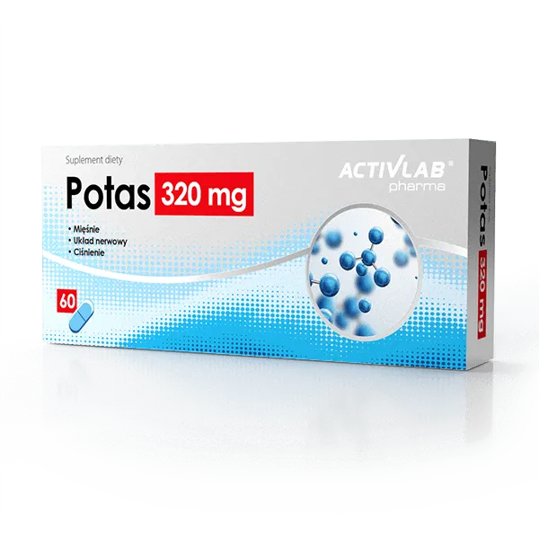 Activlab Pharma Potas, suplement diety, 60 kapsułek
