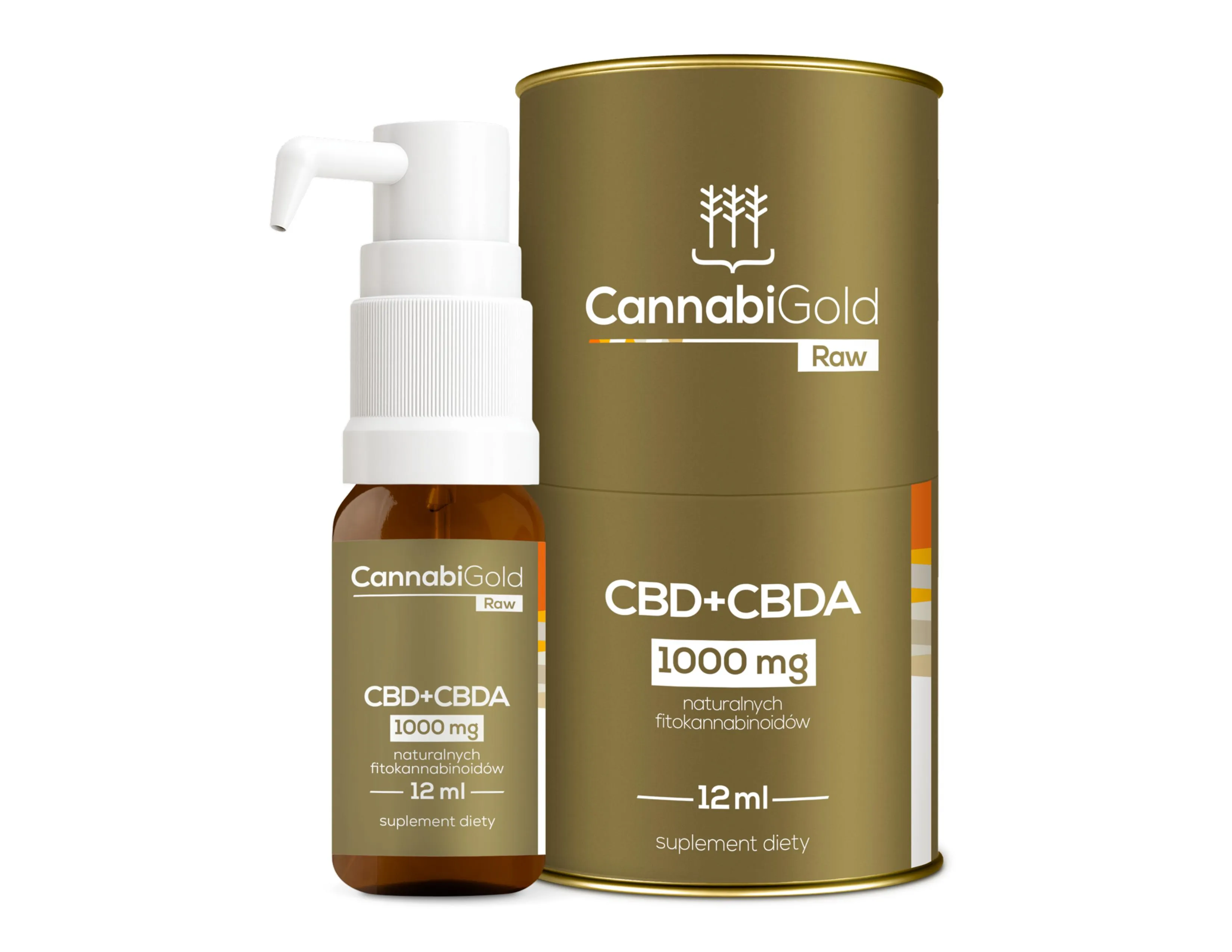 CannabiGold Raw CBD+CBDA 1000 mg