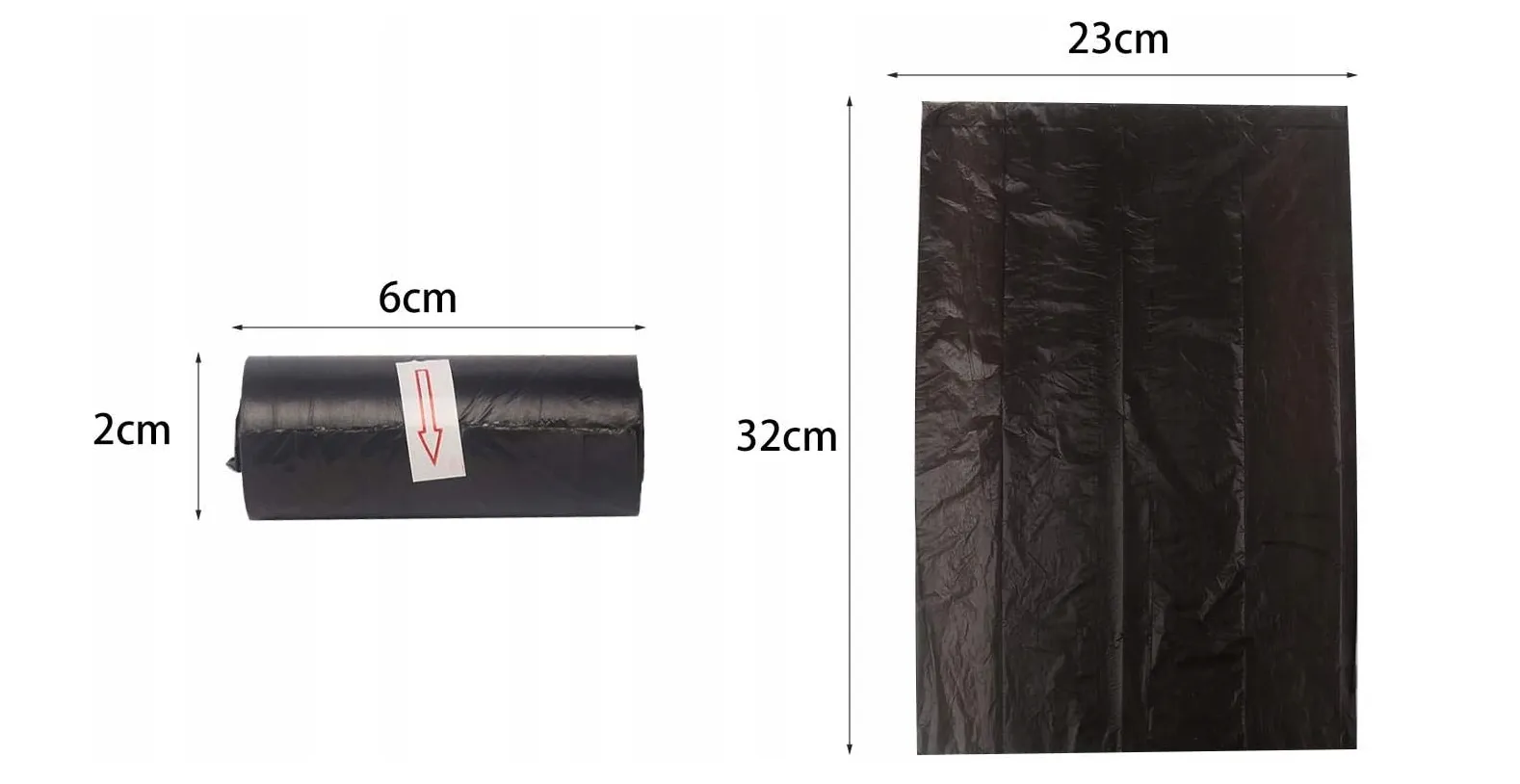 Nobleza woreczki na odchody czarne 23x32 cm, 180 szt. 