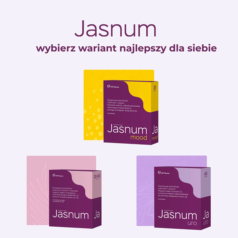 Jasnum, suplement diety, 30+30 kapsułek 