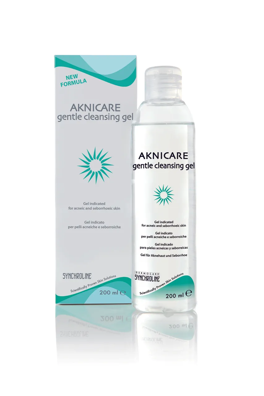 Synchroline, Aknicare, Gentle Cleansing Gel, 200 ml