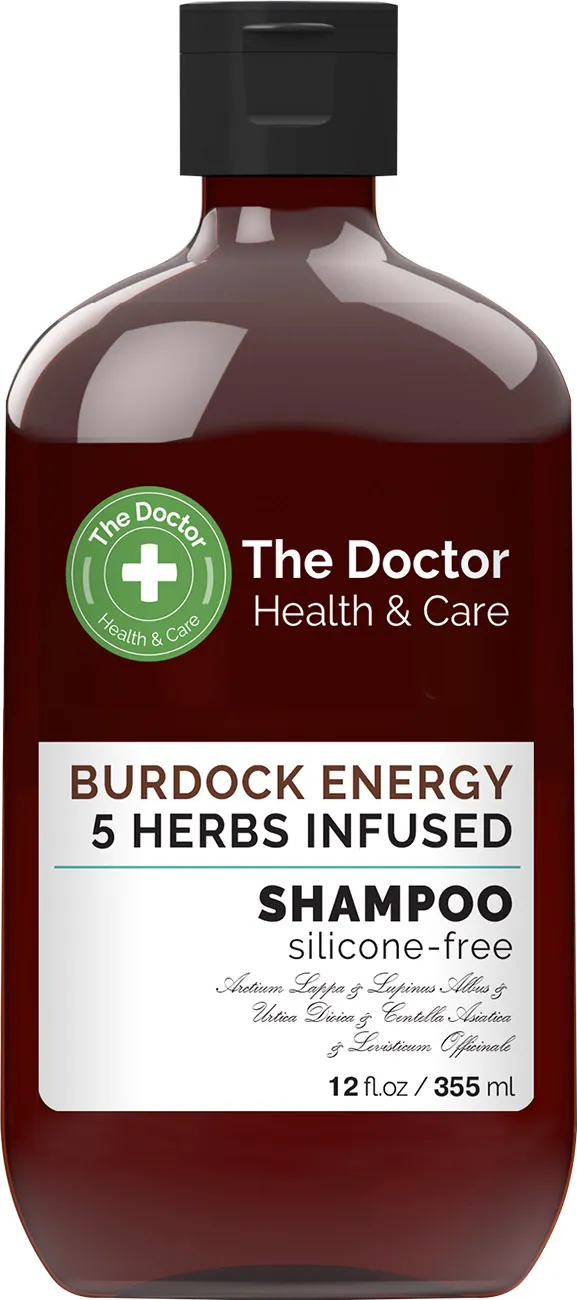 The Doctor Health & Care szampon do włosów Ekstrakt 5 ziół i Energia łopianu, 355 ml