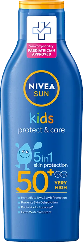 Nivea Sun Kids Protect&Care balsam ochronny na słońce dla dzieci SPF 50+, 200 ml