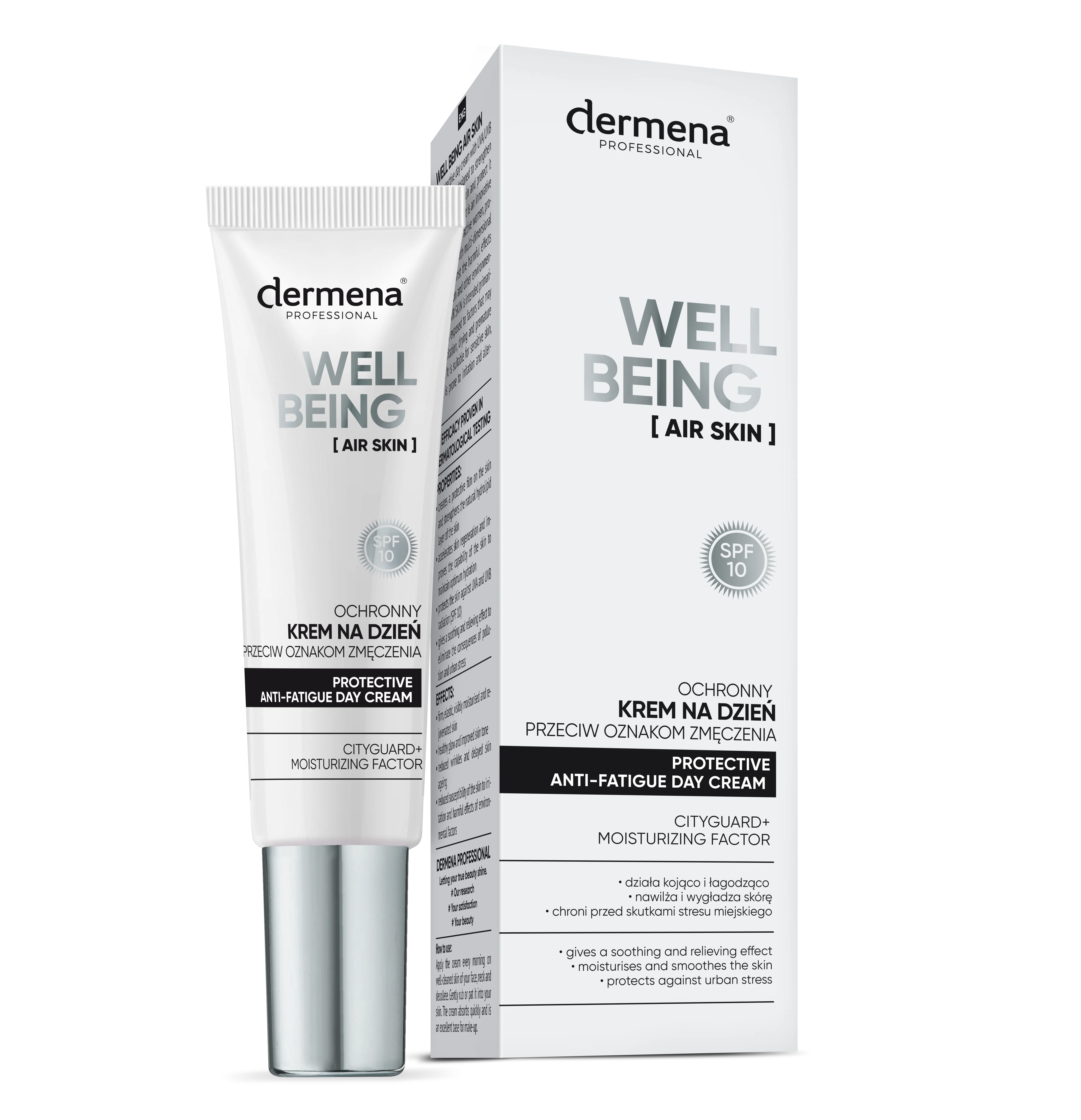 Dermena Professional Well Being Air Skin ochrony krem na dzień przeciw oznakom zmęczenia, 30 ml