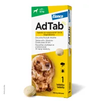 AdTab, 450 mg, tabletki do rozgryzania i żucia dla psów (>11–22 kg), 1 sztuka