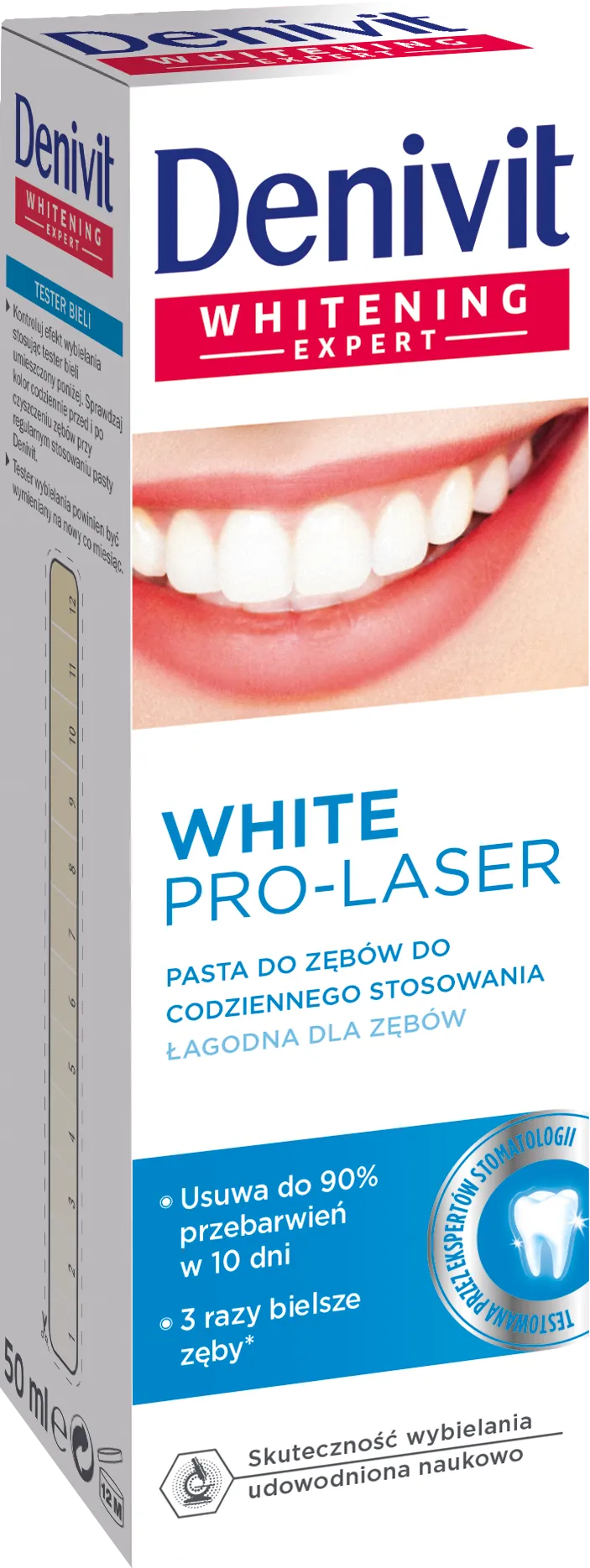 Denivit Whitening Expert White Pro-Laser Pasta do codziennego stosowania, 50 ml