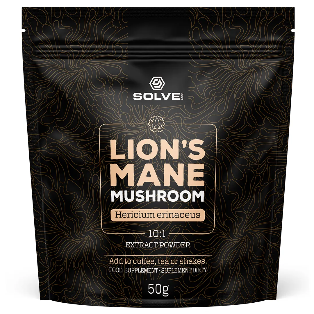 Solve Labs Lion's Mane ekstrakt z soplówki jeżowatej 10:1, 50 g