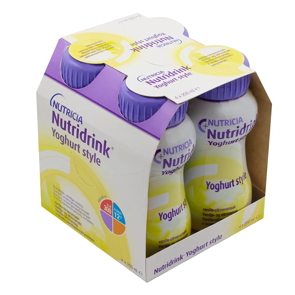Nutridrink Yoghurt Style o smaku waniliowo-cytrynowym 4x200 ml