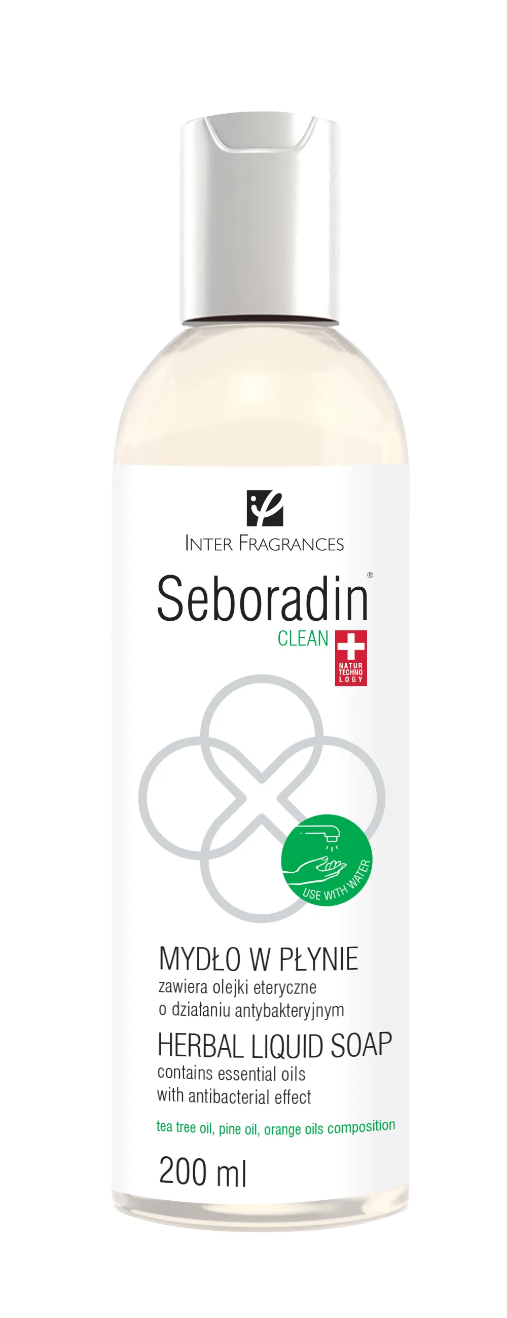 Seboradin Clean Herbal, mydło w płynie, 200 ml