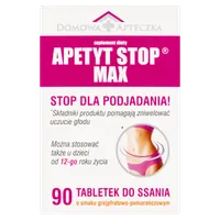 Domowa Apteczka Apetyt Stop Max, suplement diety, 90 tabletek do ssania