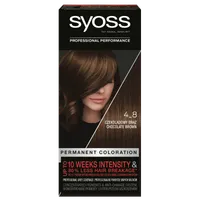 Syoss Permanent Coloration farba do włosów trwale koloryzująca 4-8 Czekoladowy Brąz, 1 szt.