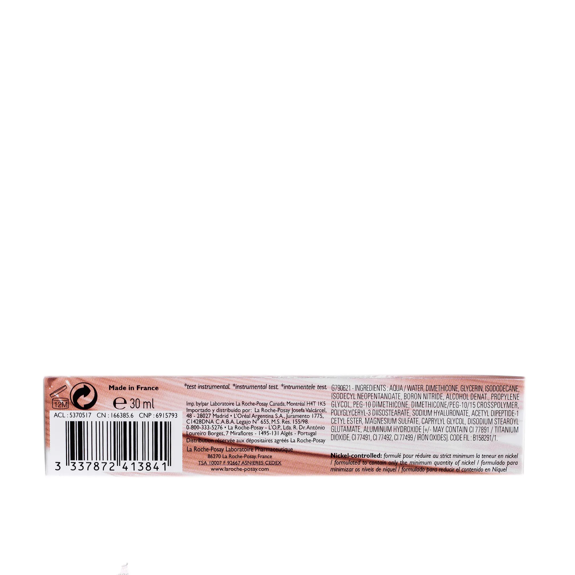 La Roche-Posay Toleriane Teint Creme, nawilżający podkład w kremie, odcień 01 Ivory, 30 ml 