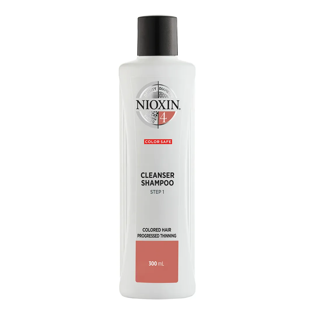 Nioxin System 4 szampon oczyszczający do włosów farbowanych, 300 ml