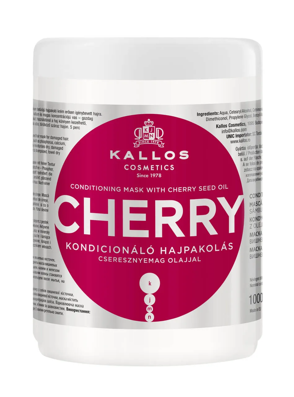 Kallos, maska do włosów, Cherry, 1000 ml