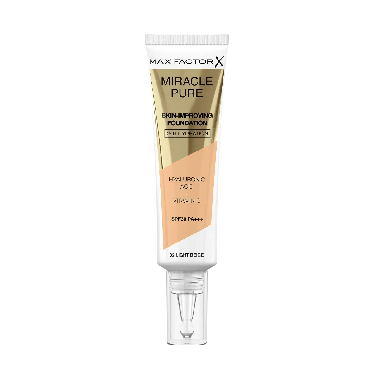 Max Factor Miracle Pure Skin Podkład poprawiający kondycję skóry nr 32 Light Beige, 30 ml 