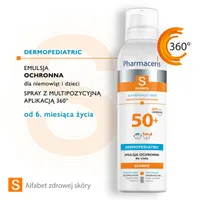 Pharmaceris S, emulsja ochronna dla niemowląt i dzieci, SPF50+, 150 ml