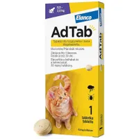 AdTab, 12 mg, tabletki do rozgryzania i żucia dla kotów (0,5–2,0 kg), 1 sztuka