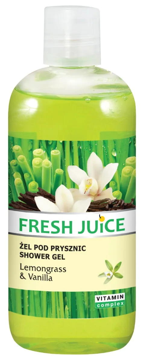 Fresh Juice Lemongrass & Vanilla żel pod prysznic, 500 ml