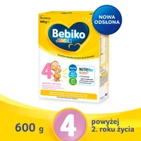 Bebiko Junior 4, odżywcza formuła na bazie mleka dla dzieci powyżej 2. roku życia, 600 g