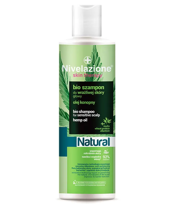Nivelazione skin therapy Natural Bio szampon do wrażliwej skóry głowy, 300 ml