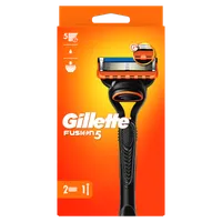 Gillette Fusion5 Maszynka do golenia z 2 wymiennymi ostrzami dla mężczyzn, 1 szt.