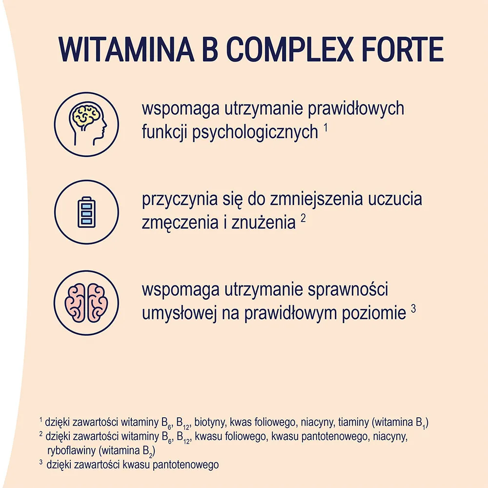 Naturell Witamina B Complex Forte, suplement diety, 40 tabletek 